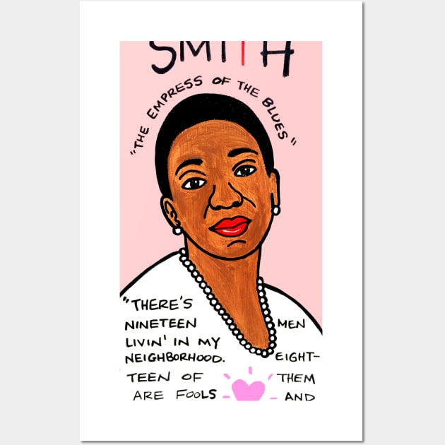 Bessie Smith Wall Art by krusefolkart